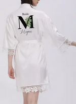 Personalized Satin Bridesmaid Bride Mom Robes Personalized Robes [MR0008]