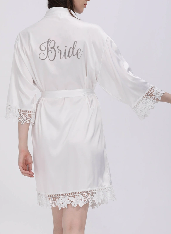 Personalized Satin Bridesmaid Bride Mom Robes Personalized Robes/Pajamas