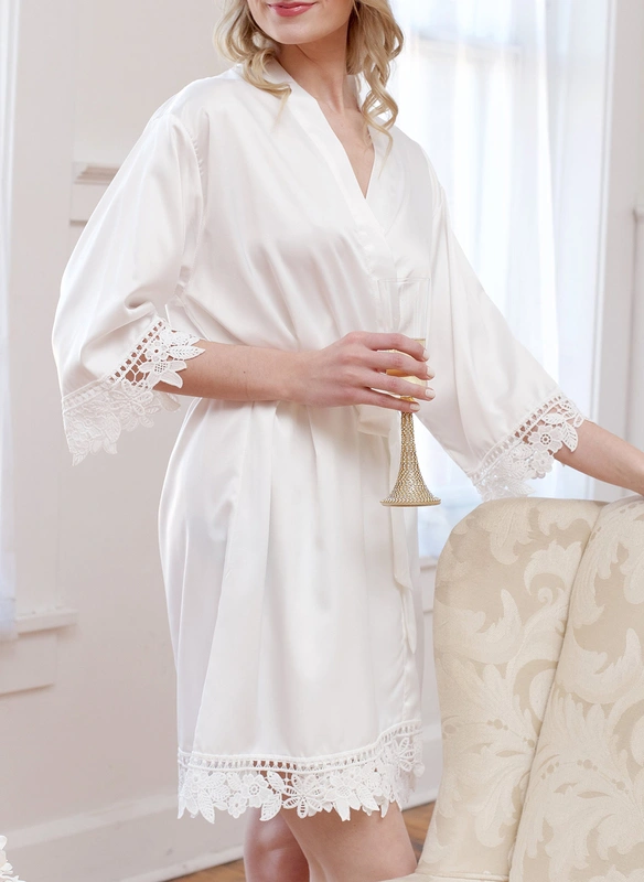 Personalized Satin Bridesmaid Bride Mom Robes Personalized Robes/Pajamas
