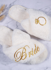 Bridal Slippers - Personalized Lovely Polyester Slippers [MR0009]