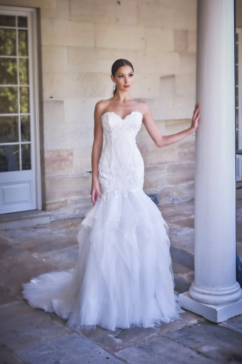 W0531 | Bridal Wear | Wedding Gowns Melbourne | Wedding Gowns Sydney | Online Wedding Gowns | Mermaid Gown Wedding Dress | Strapless Bridal dress